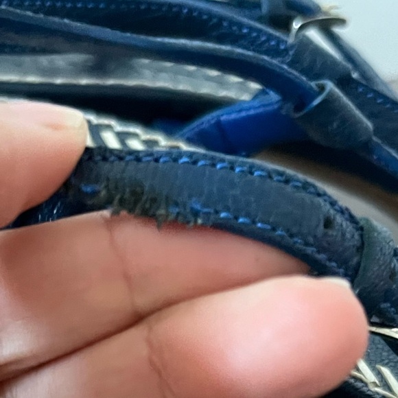 Jil Sander Navy Blue Heeled Sandals - Picture 11 of 16